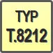 Piktogram - Typ: T.8212